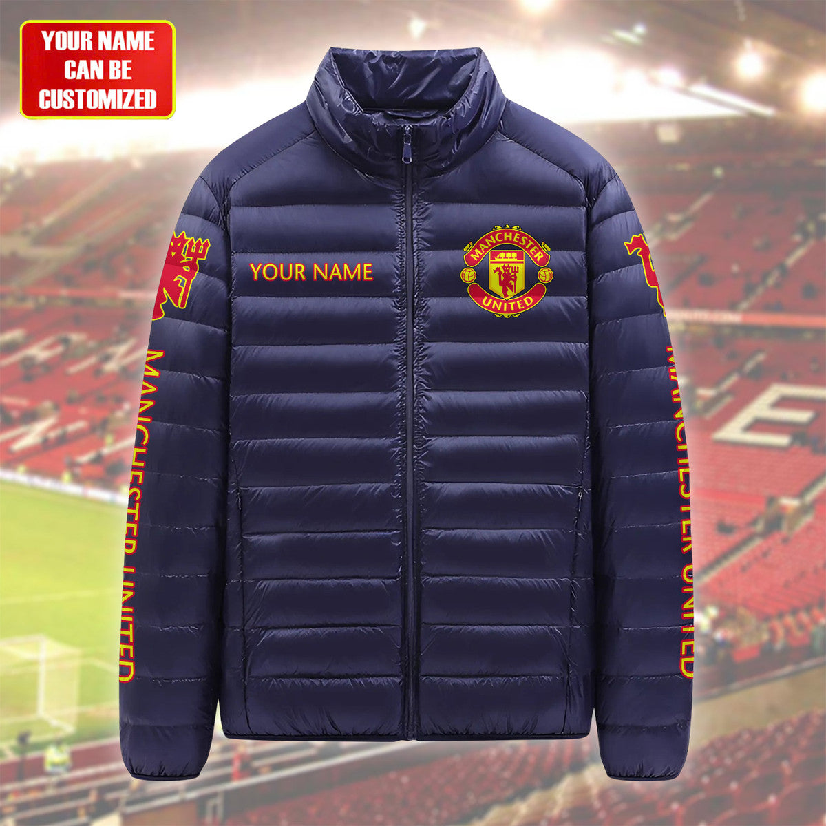 Personalized Manchester United Ultra Light Down Jacket P111002