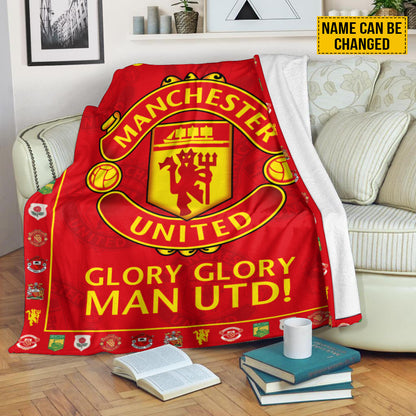 Manchester United FC 3D Fleece Blanket P101005