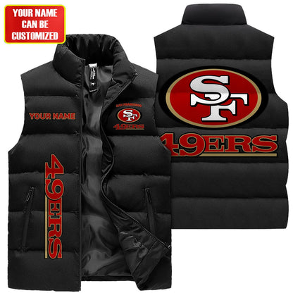 SF49 Sleeveless Windproof Puffer Jacket Q091007