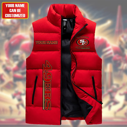 SF49 Sleeveless Windproof Puffer Jacket Q091007