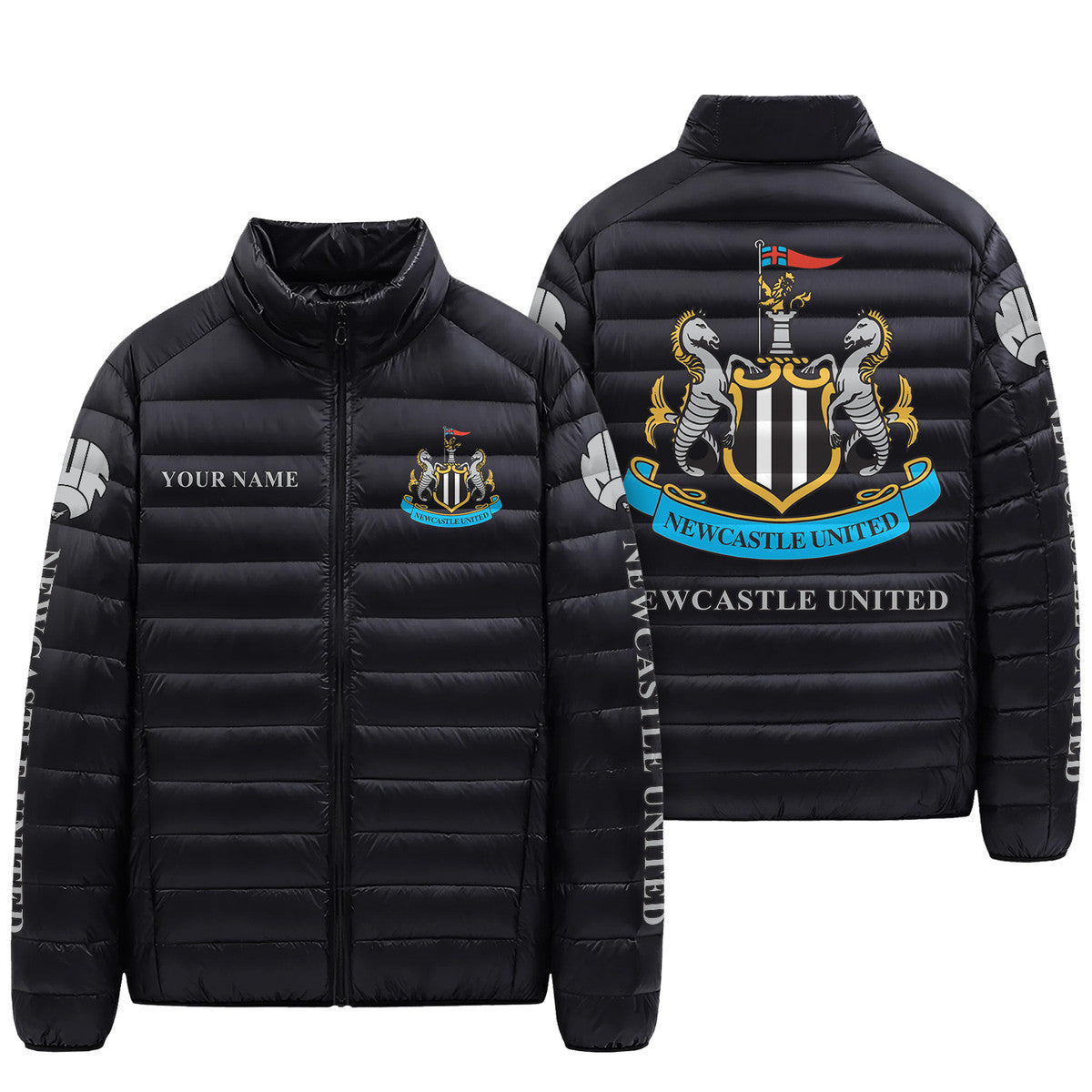 Personalized Newcastle United Ultra Light Down Jacket S111001