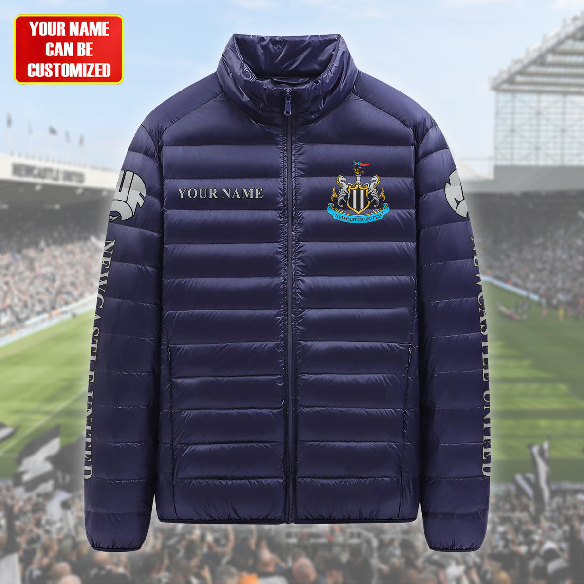Personalized Newcastle United Ultra Light Down Jacket S111001