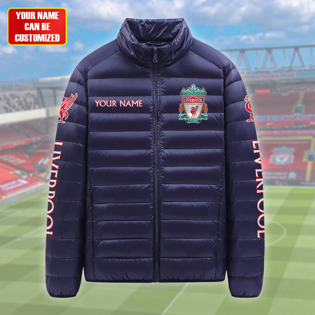 Personalized Liverpool Ultra Light Down Jacket S111002