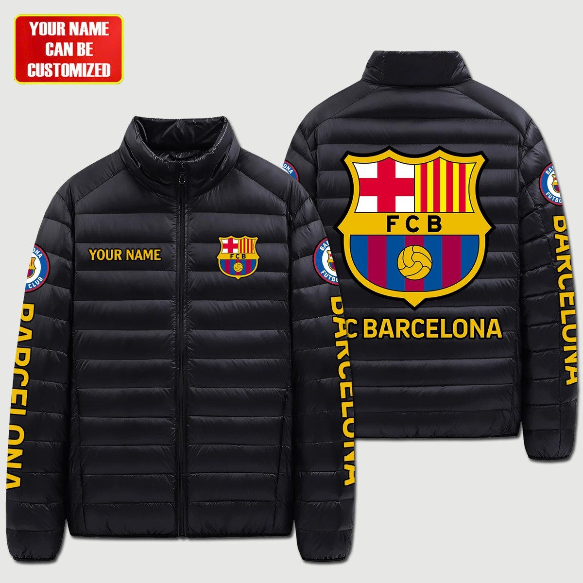 Personalized Barça Ultra Light Down Jacket Q111001