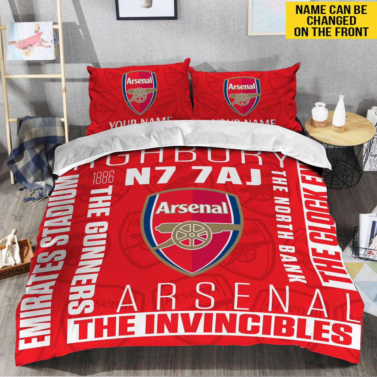 Personalized Arsenal The Gunners All Over Printed Bedding Set Q141001
