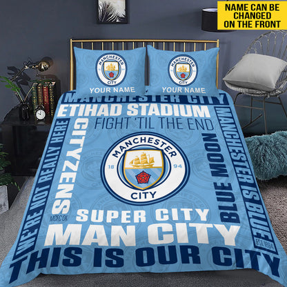 Personalized Manchester City All Over Printed Bedding Set Q141002