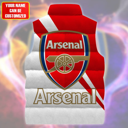 Arsenal Sleeveless Windproof Puffer Jacket 3D QB141003
