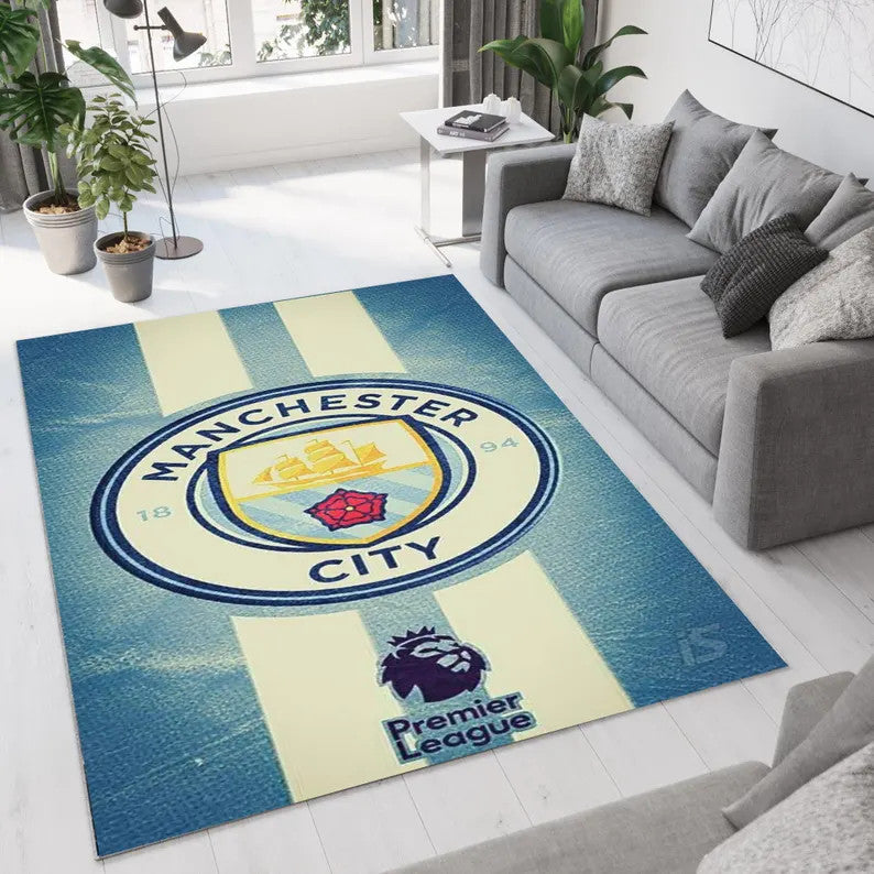Manchester City Home Rug
