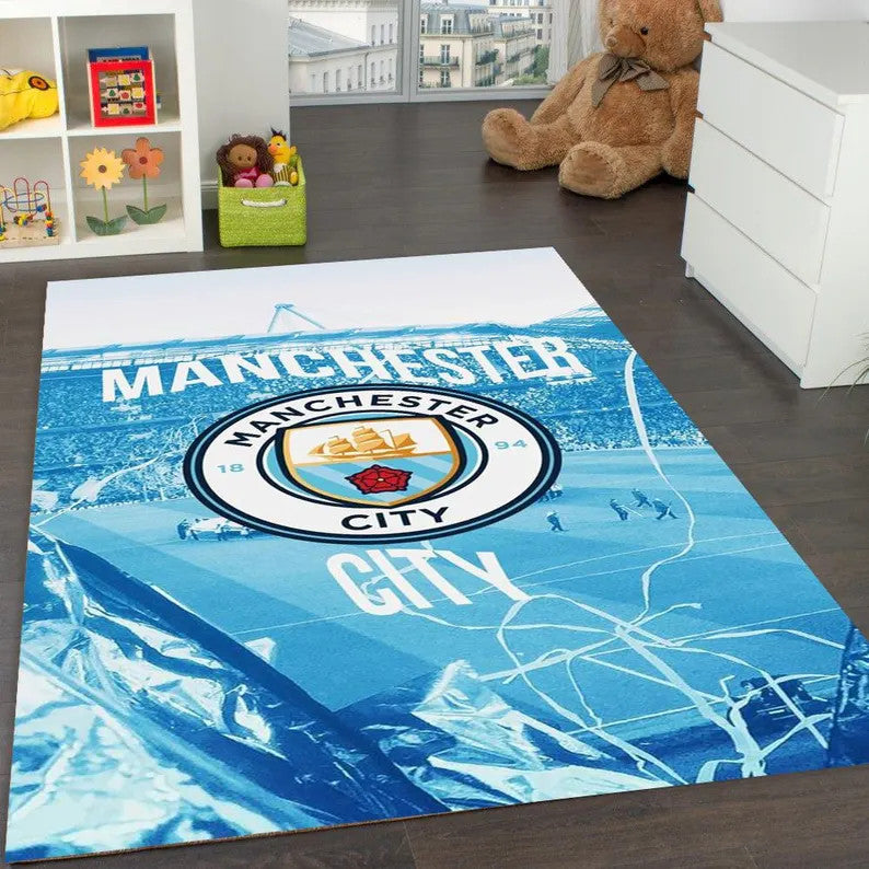 Manchester City V2 Home Rug