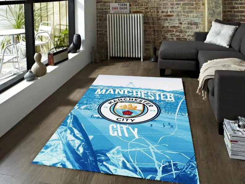 Manchester City V2 Home Rug