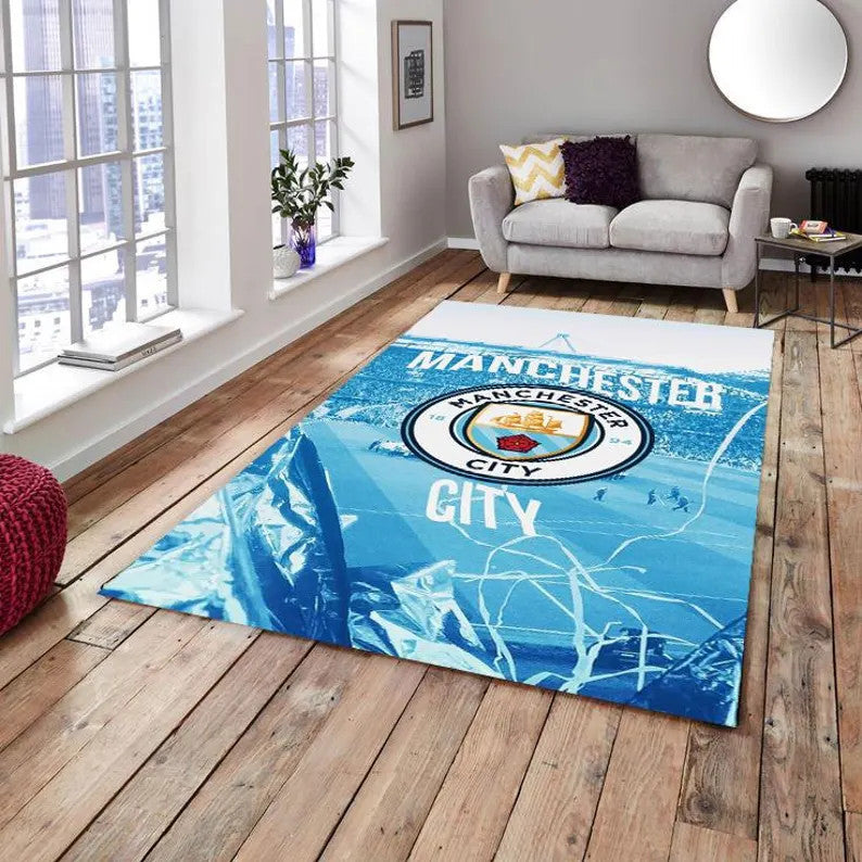 Manchester City V2 Home Rug