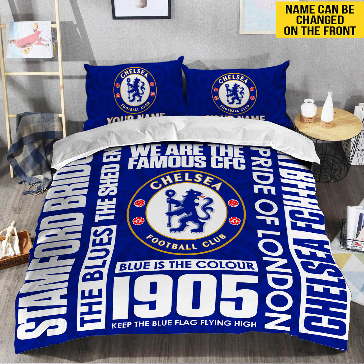Personalized Chelsea All Over Printed Bedding Set Q141003