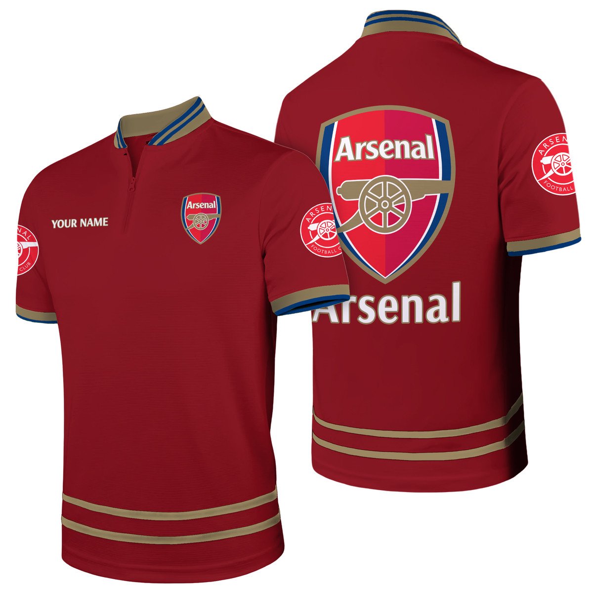 Arsenal FC 3D Full Printing Set , Barcelona FC Shirt , Barcelona FC Set , Zipper Polo, Hoodie , Short , Polo , hawaii , ... P141002