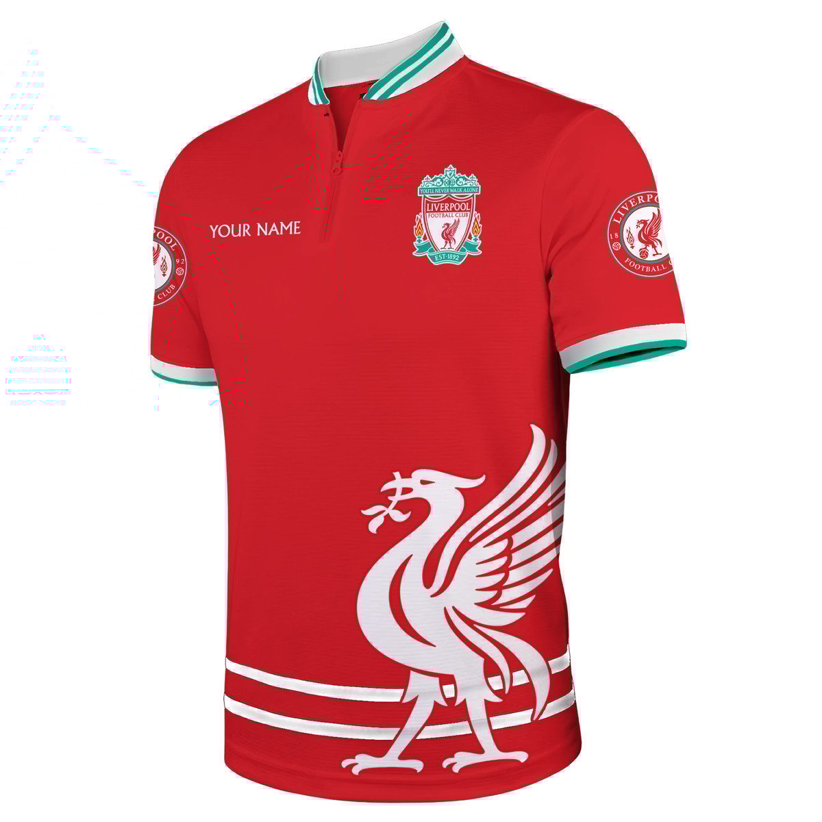 Personalized Liverpool FC 3D Full Printing Set , Barcelona FC Shirt , Barcelona FC Set , Zipper Polo, Hoodie , Short , Polo , hawaii , ... QB141006