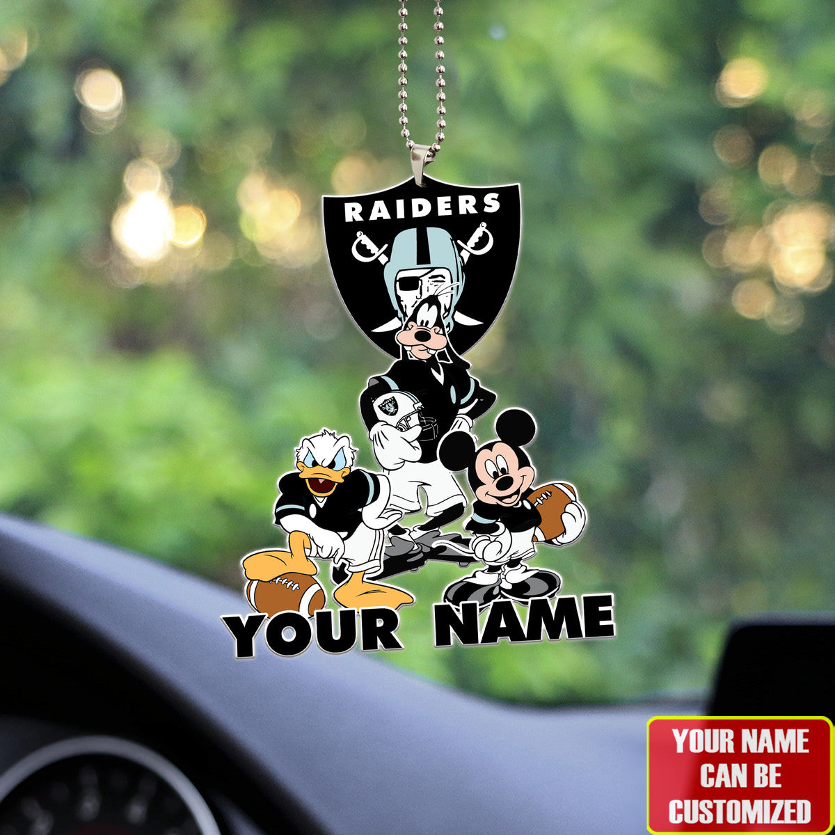 RD Custom Name Car Ornament P151003