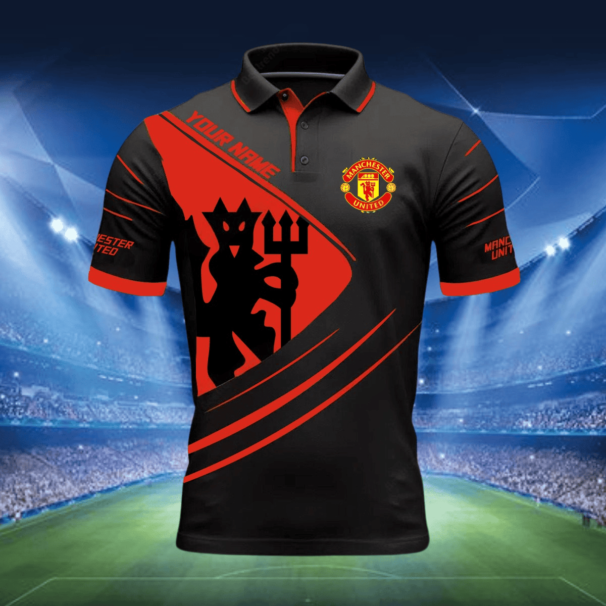 Personalized Manchester United 3D Full Printing Set , Manchester United Shirt, Hoodie , Short , Polo ,hawaii