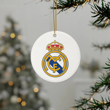 Real Madrid Round Ceramic Ornament