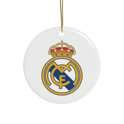 Real Madrid Round Ceramic Ornament