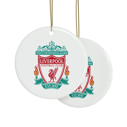 Liverpool Round Ceramic Ornament