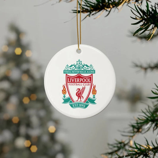 Liverpool Round Ceramic Ornament