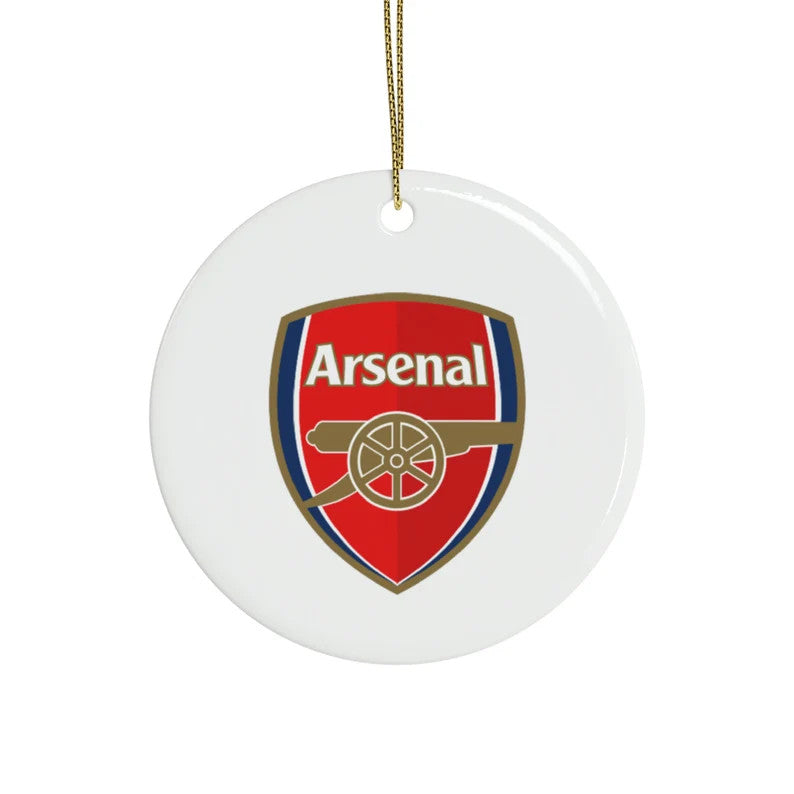 Arsenal Round Ceramic Ornament