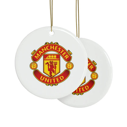 Manchester United Round Ceramic Ornament