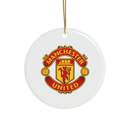 Manchester United Round Ceramic Ornament