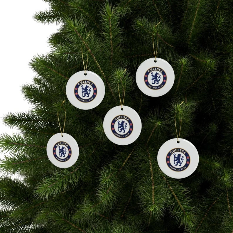 Chelsea Round Ceramic Ornament