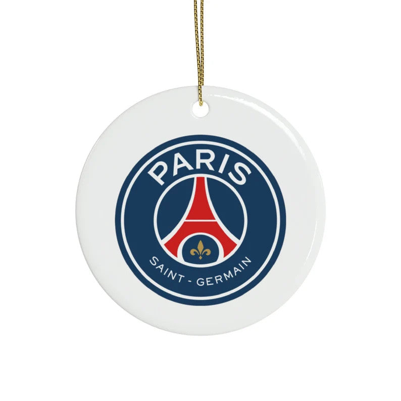 Paris Saint-Germain Round Ceramic Ornament