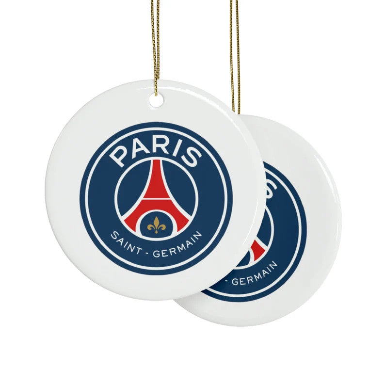 Paris Saint-Germain Round Ceramic Ornament