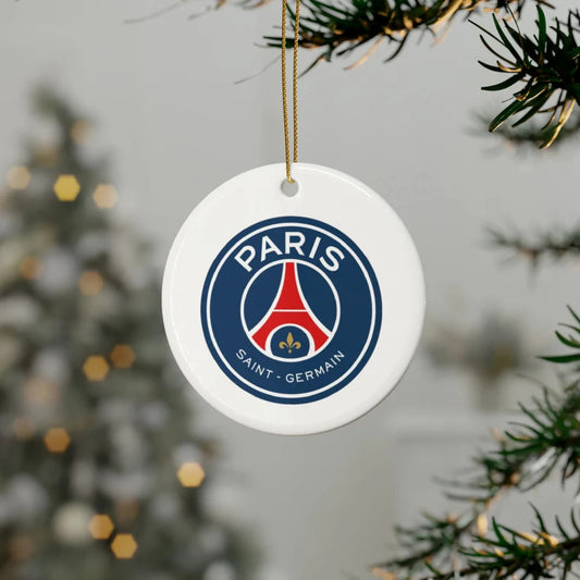 Paris Saint-Germain Round Ceramic Ornament