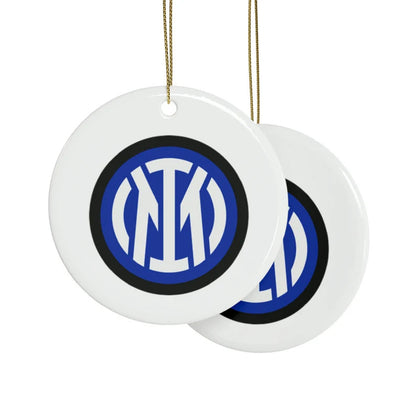 Inter Milan Round Ceramic Ornament