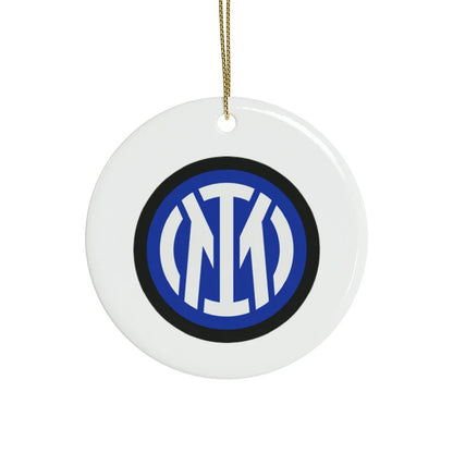 Inter Milan Round Ceramic Ornament