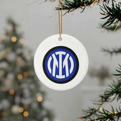 Inter Milan Round Ceramic Ornament