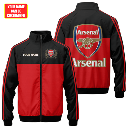 Arsenal Zipper Stand Collar Jacket Q141005