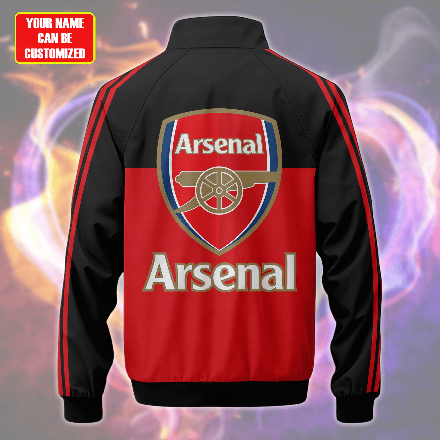 Arsenal Zipper Stand Collar Jacket Q141005