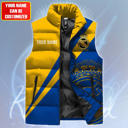 Real Madrid Sleeveless Windproof Puffer Jacket 3D Q151006