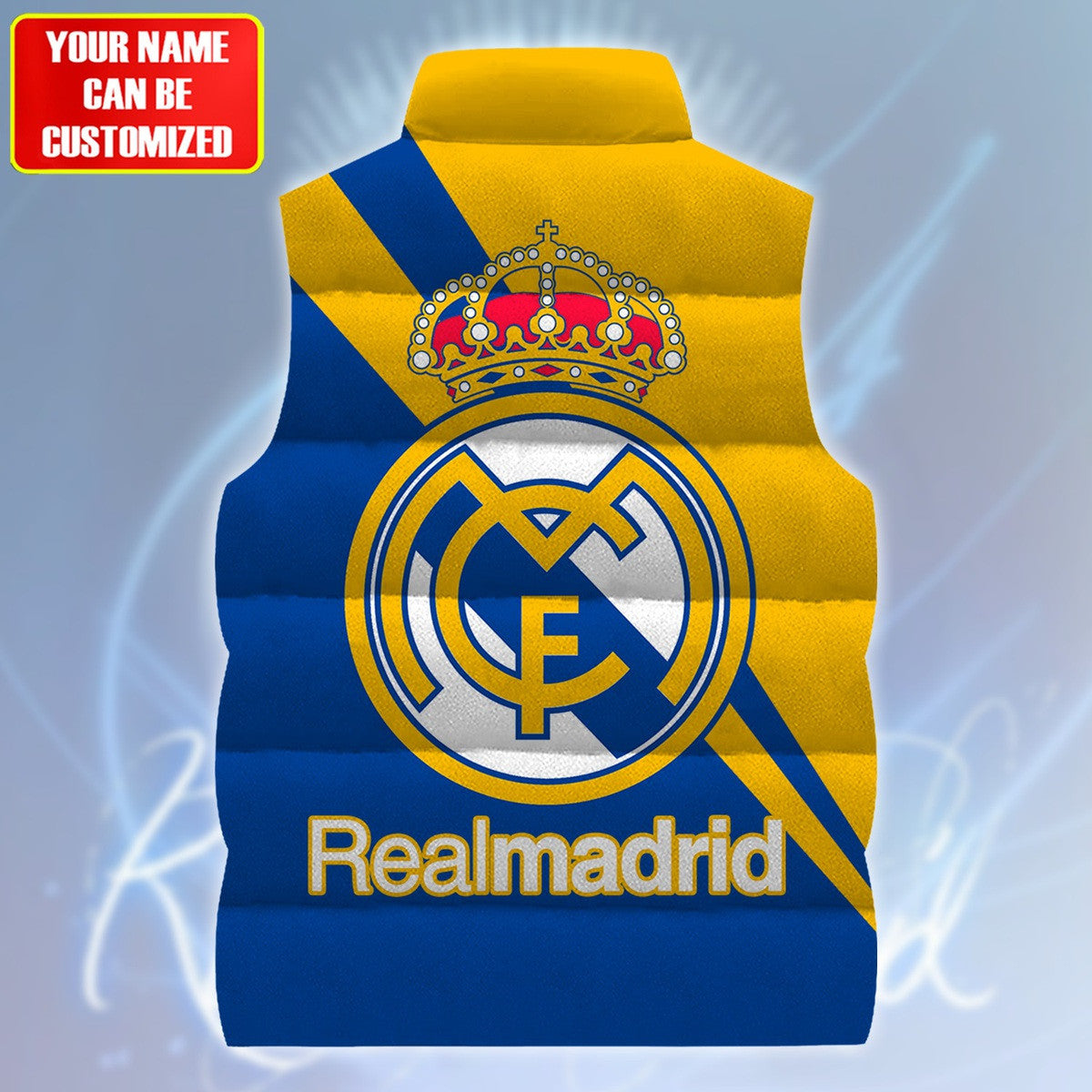 Real Madrid Sleeveless Windproof Puffer Jacket 3D Q151006