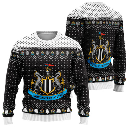 Newcastle United S5 Ugly Christmas Sweater , Unisex Wool Sweater S151005