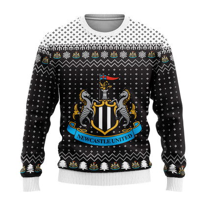 Newcastle United S5 Ugly Christmas Sweater , Unisex Wool Sweater S151005