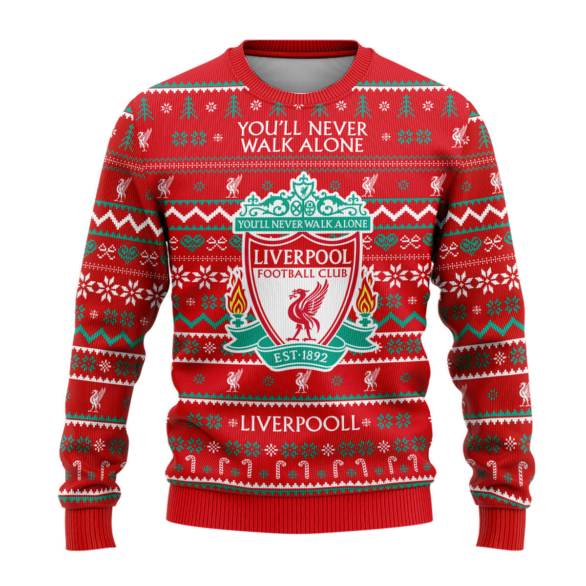 Liverpool S4 Ugly Christmas Sweater , Unisex Wool Sweater S161002