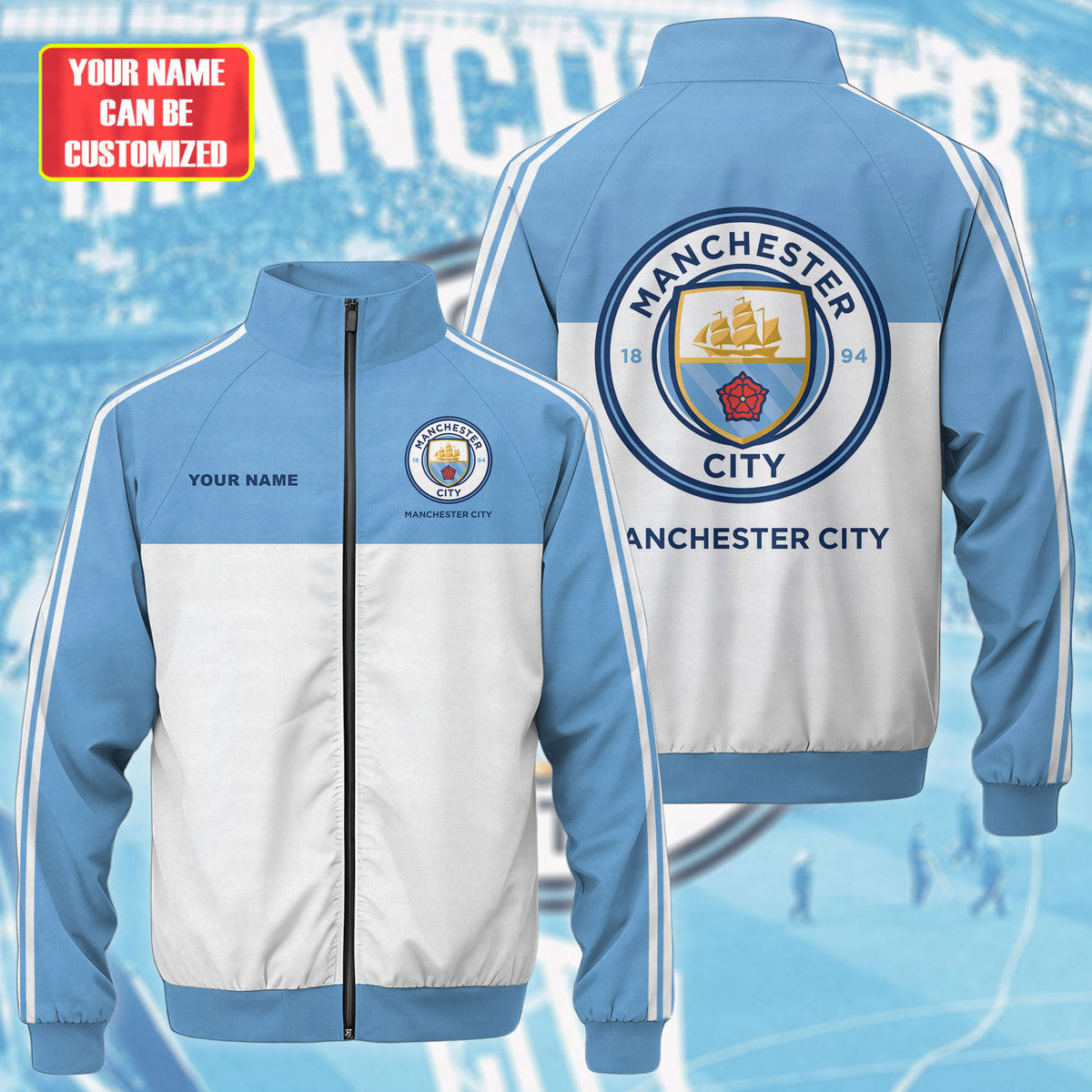 Manchester City Zipper Stand Collar Jacket S151015