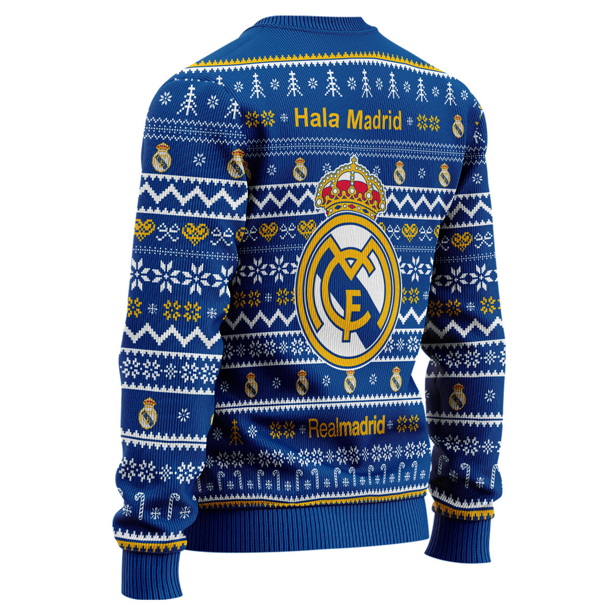 Real Madrid S5 Ugly Christmas Sweater , Unisex Wool Sweater S161004