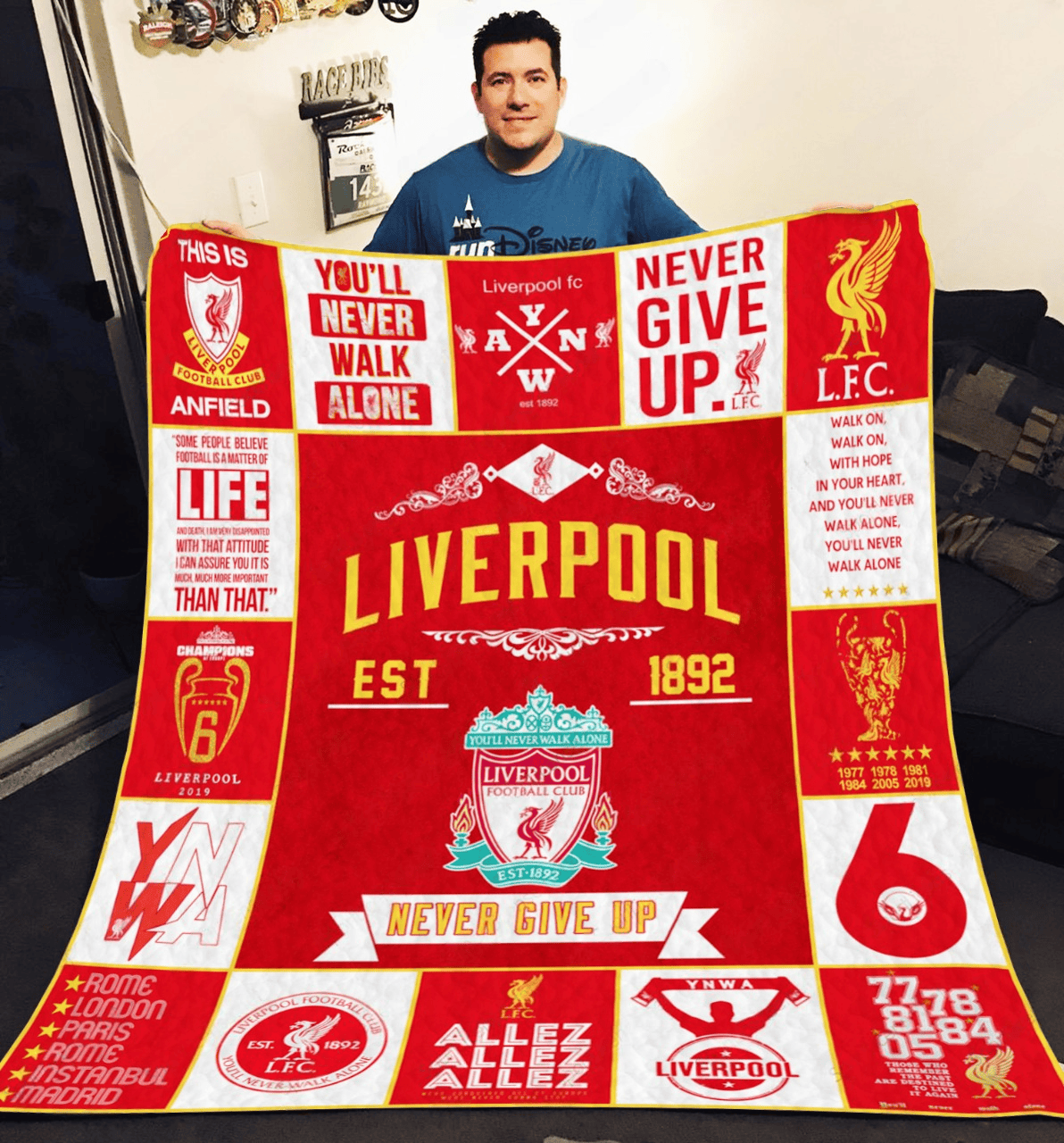 Liverpool Q3 Quilt Blanket , Quilt set , Bedroom Decor , Quilting Q041203