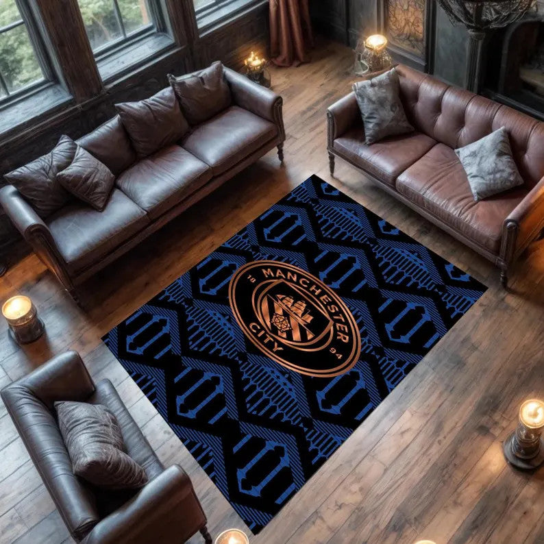 Manchester City V3 Home Rug