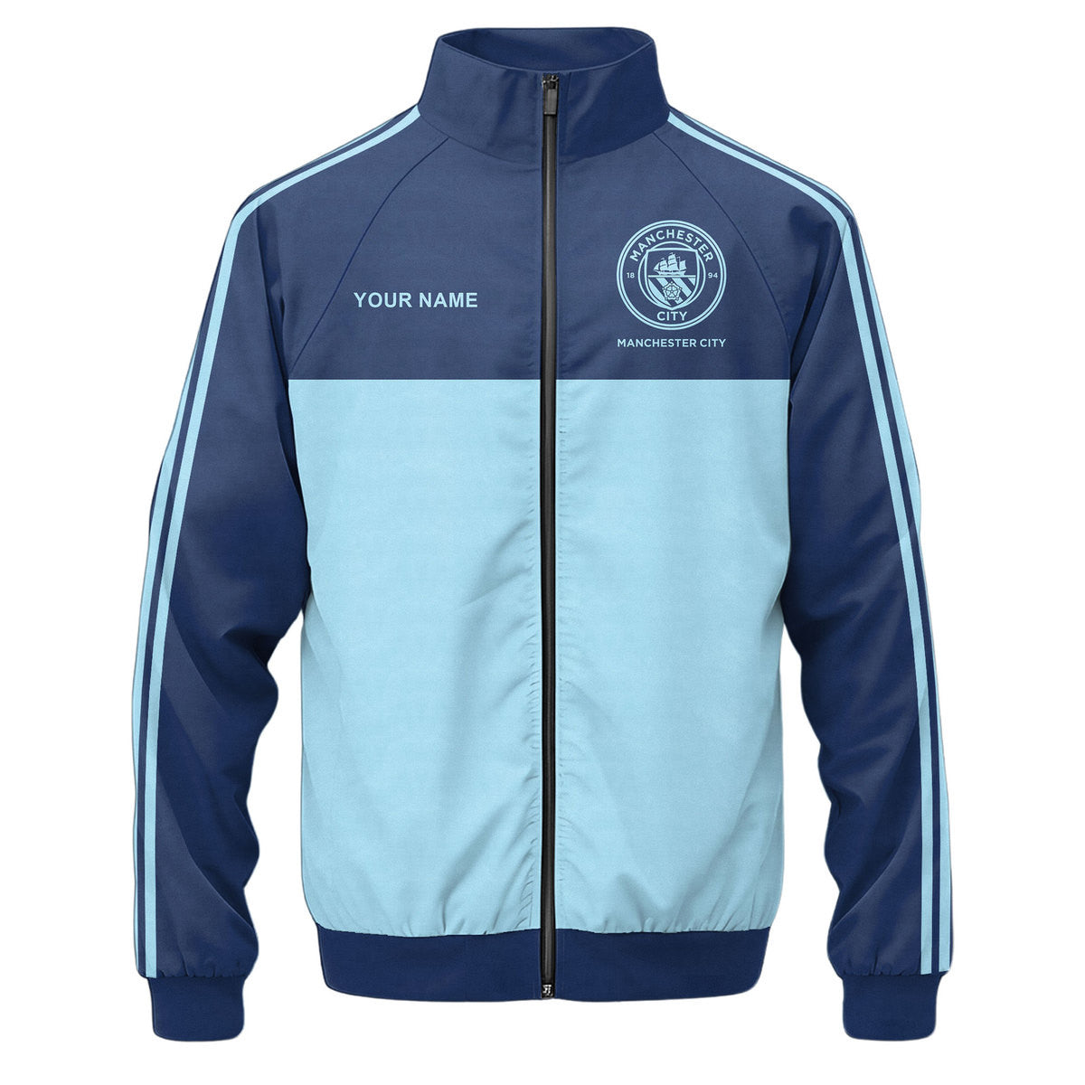 Manchester City Zipper Stand Collar Jacket QB1611003