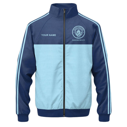 Manchester City Zipper Stand Collar Jacket QB1611003