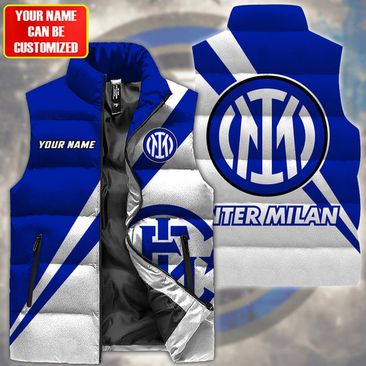 Inter Milan Sleeveless Windproof Puffer Jacket 3D QB151005