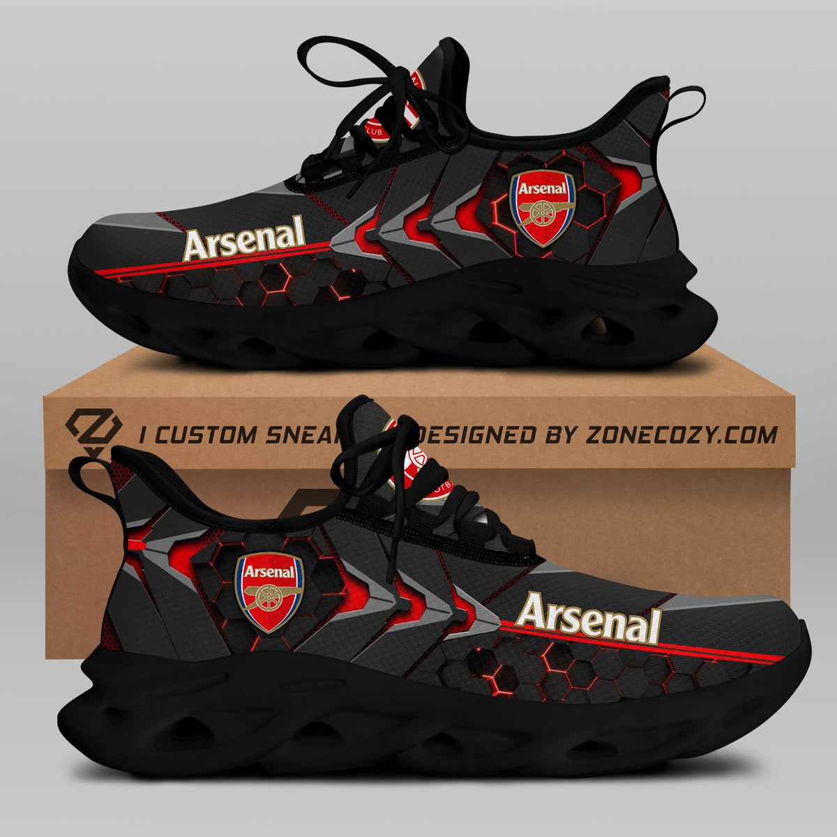 Arsenal Q2 Chunky Custom Sneaker Q101002