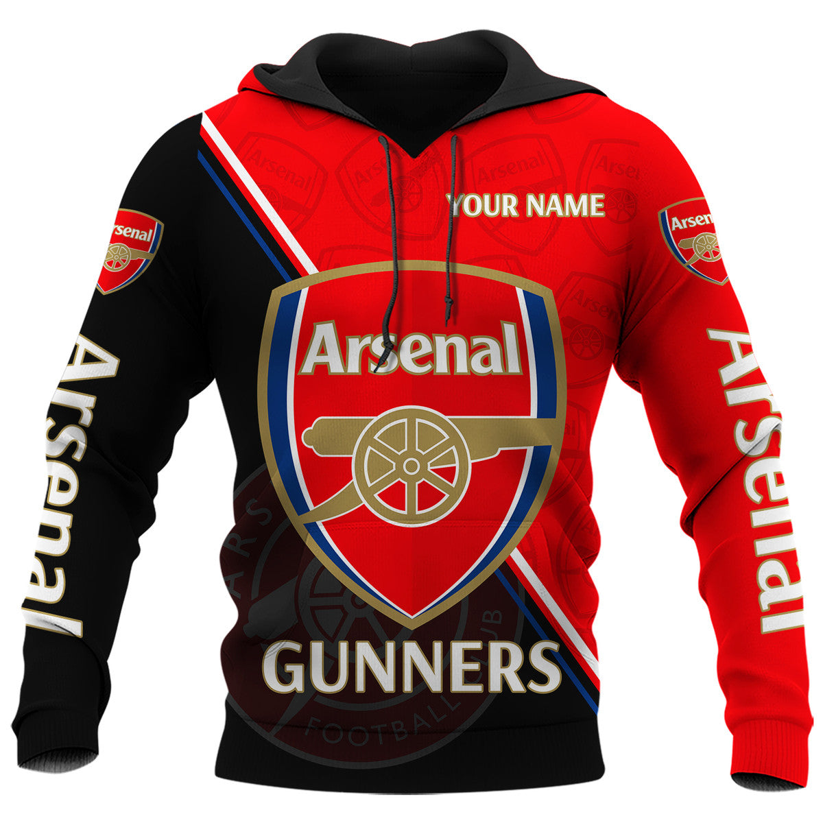 Personalized Arsenal Gunners 3D Full Printing Set , Arsenal Shirt , Hoodie , Short , Polo ,hawaii